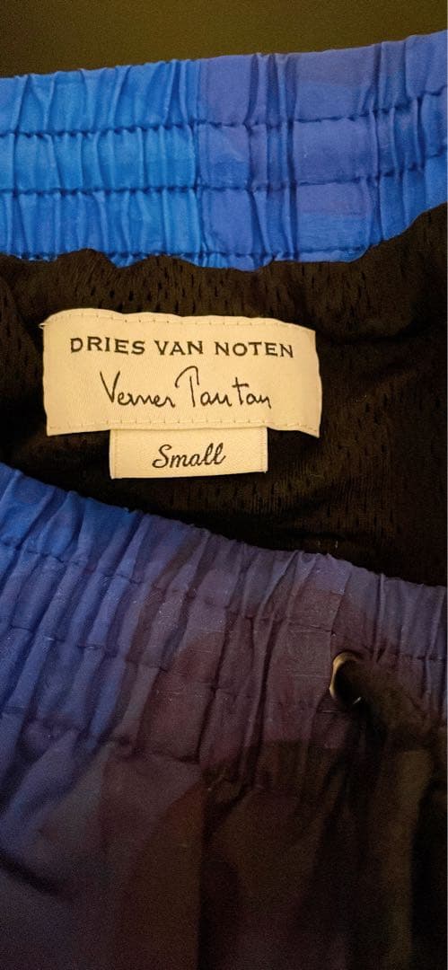 ドリスバンノッテン青 Dries Van Notenグラデーションショートパンツ