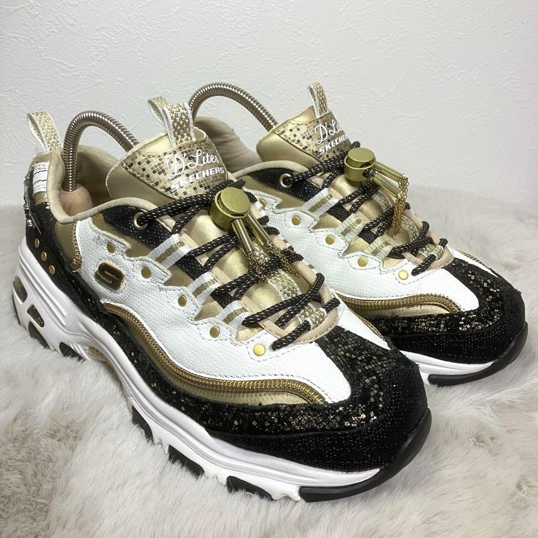 ★SKECHERS D\"Lites★プレミアムヘリテージ グラマラスビュー 24