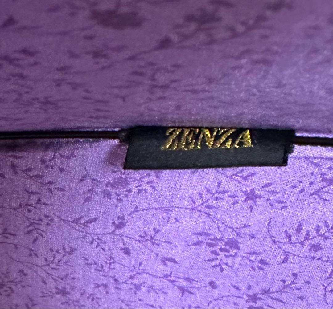 福井洋傘 ZENZA 晴雨兼用 折りたたみ傘 高級傘 伝統工芸 日本製 パープル