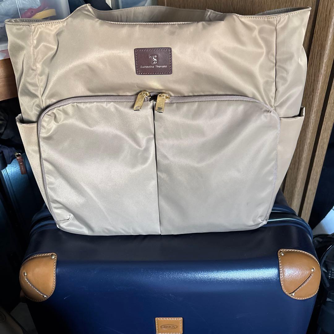 Samantha Thavasa ベージュトートバッグ