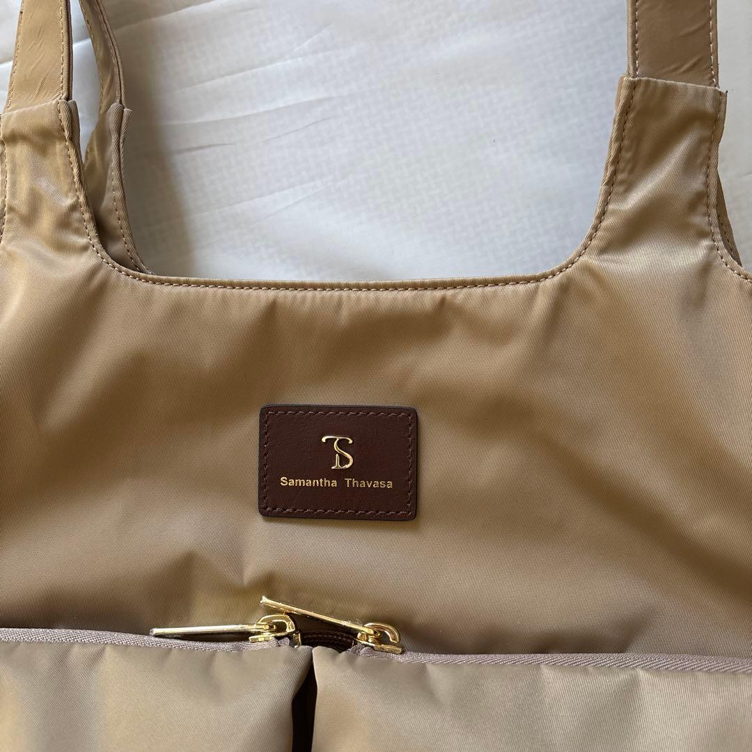 Samantha Thavasa ベージュトートバッグ
