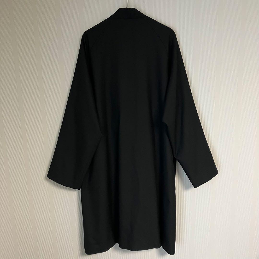 02DERIV(ツーディライヴ) キモノカラーコートウール調　黒　beams