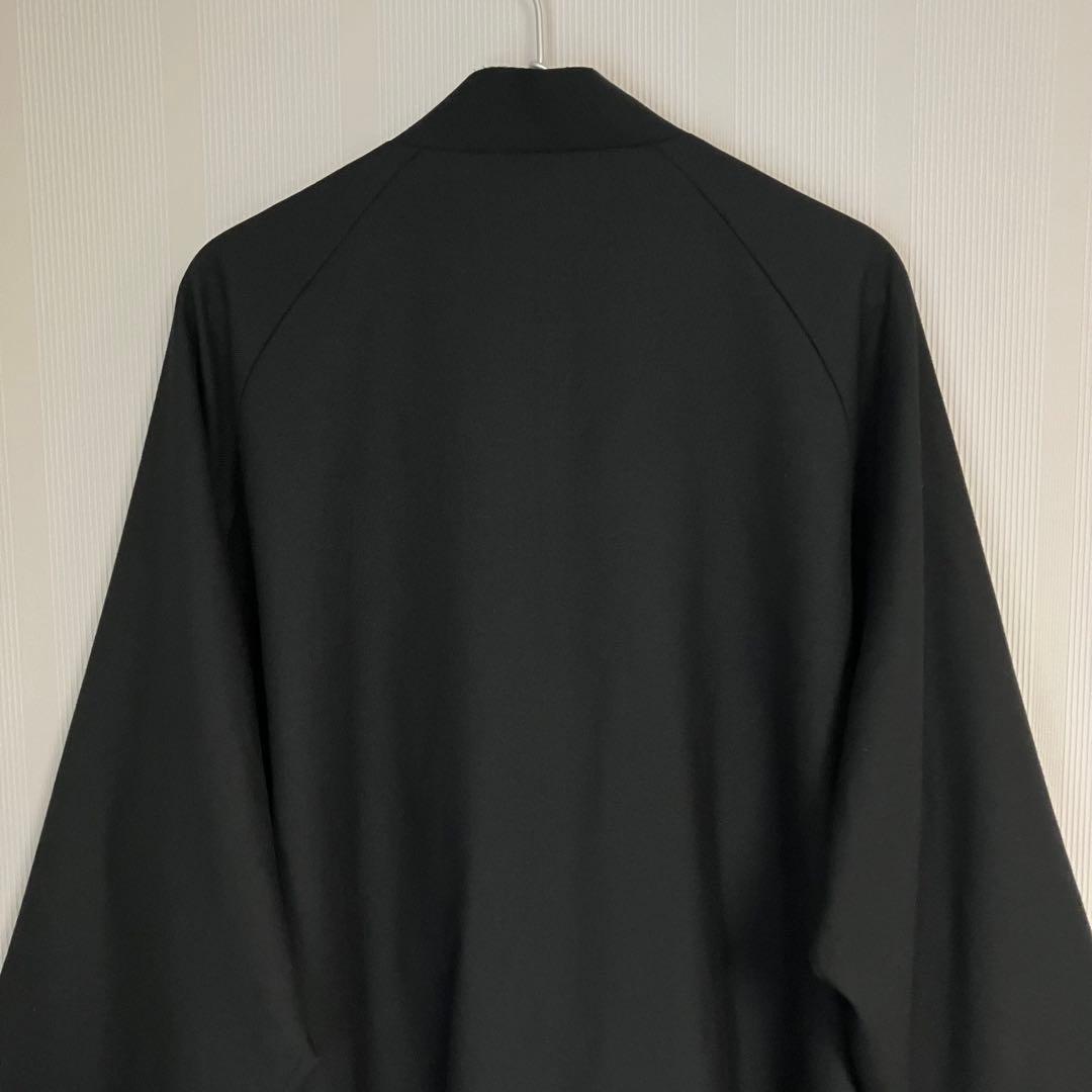 02DERIV(ツーディライヴ) キモノカラーコートウール調　黒　beams