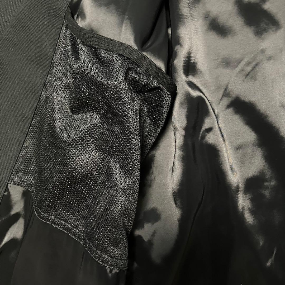 02DERIV(ツーディライヴ) キモノカラーコートウール調　黒　beams