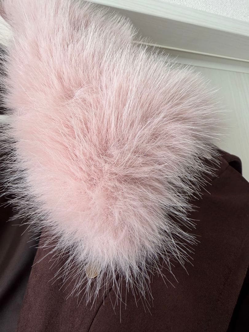 EGGKA フード付きブラウンジャケット