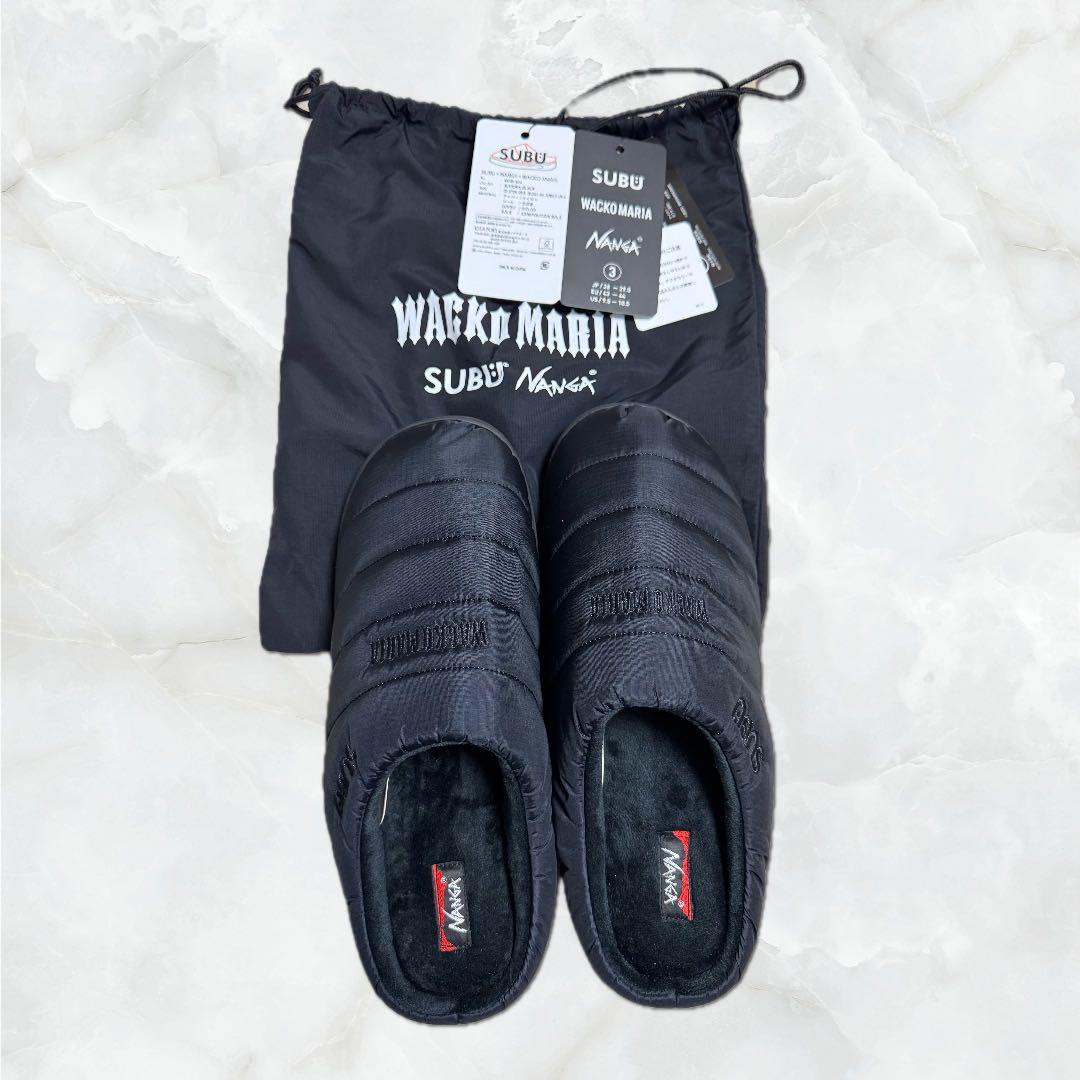 WACKO MARIA SUBU NANGAブラック サボ・クロッグサンダル