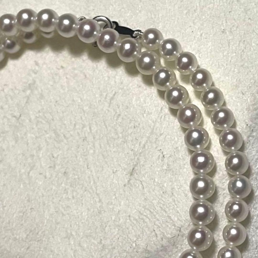 とまと 【K18✨Mチャーム】 あこや本真珠 ネックレス ベビーパール