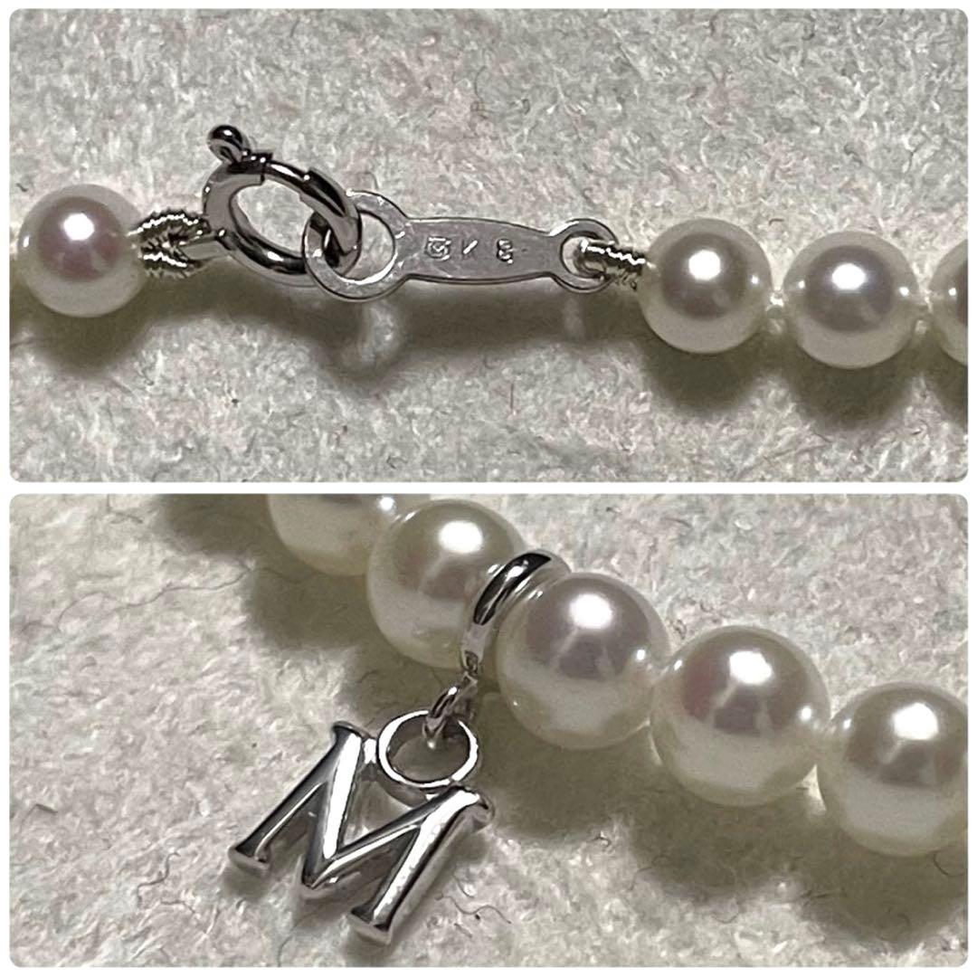 とまと 【K18✨Mチャーム】 あこや本真珠 ネックレス ベビーパール