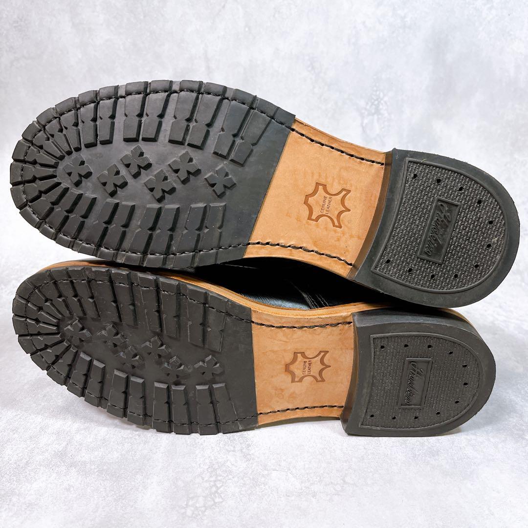 ☆未使用級☆【ホーキンス】ワークブーツ (27) モックトゥ　本革　レースアップ