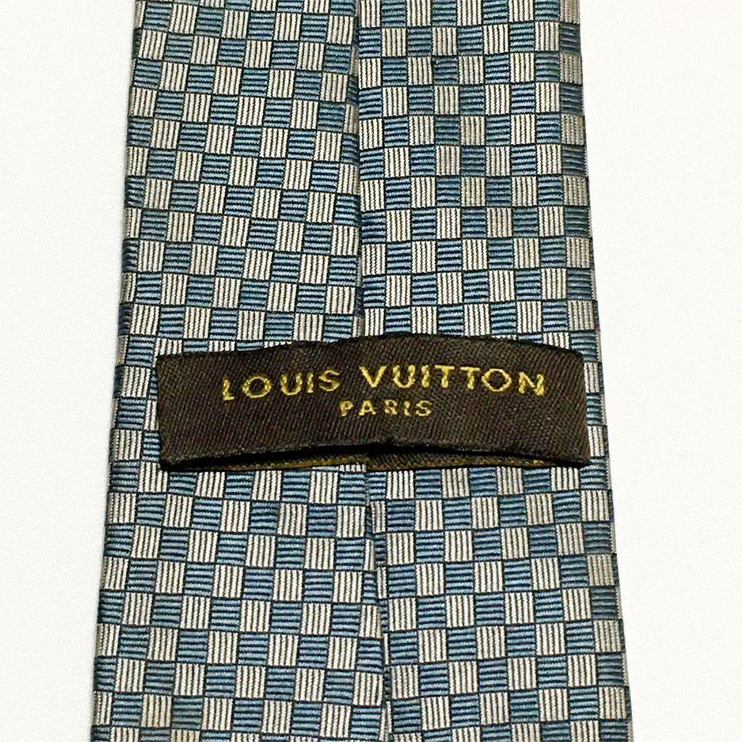 未使用級 ルイヴィトン Louis Vuitton ネクタイ マイクロダミエ