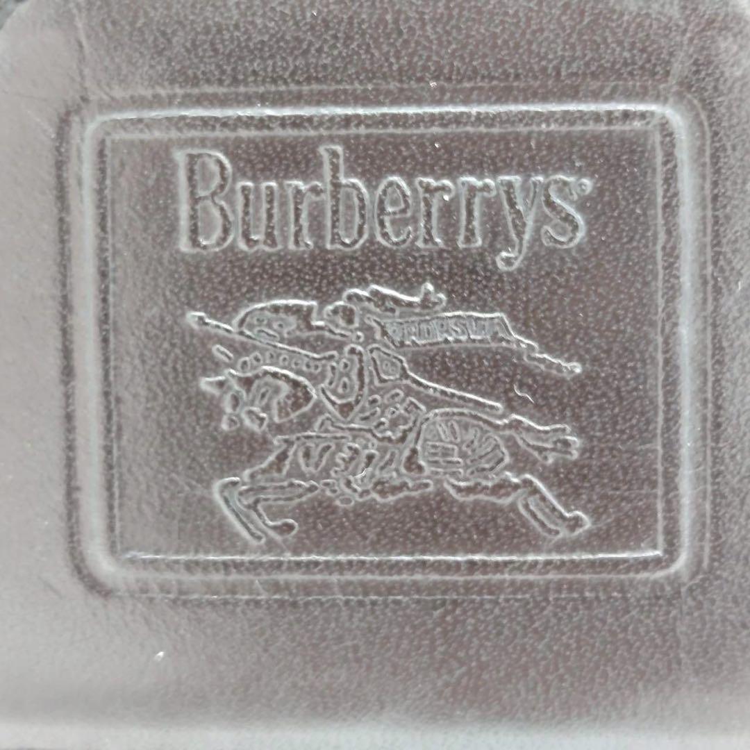 BURBERRY バーバリー ショルダーバッグ レザー 旧ロゴ ノバチェック.