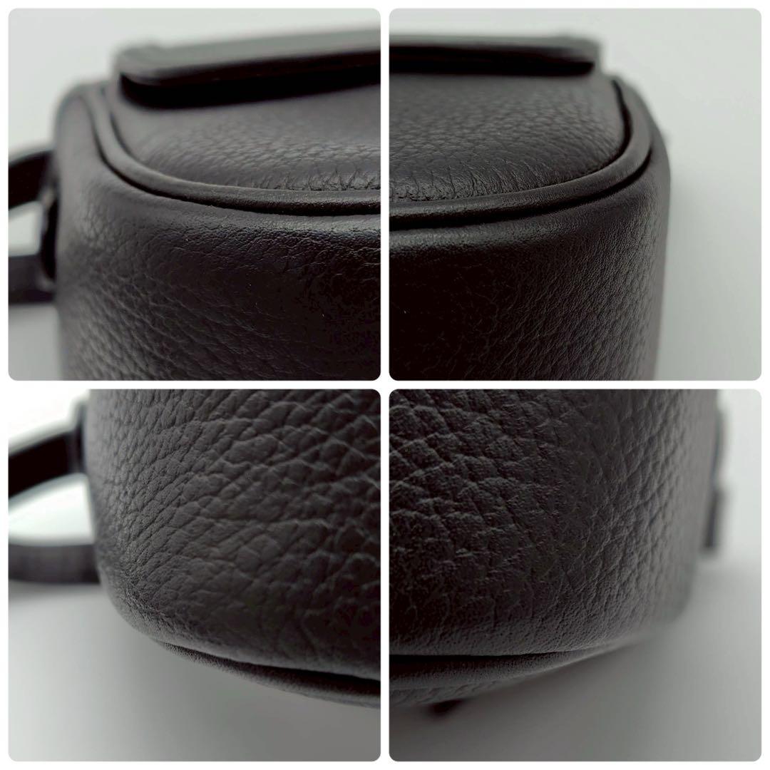 BURBERRY バーバリー ショルダーバッグ レザー 旧ロゴ ノバチェック.