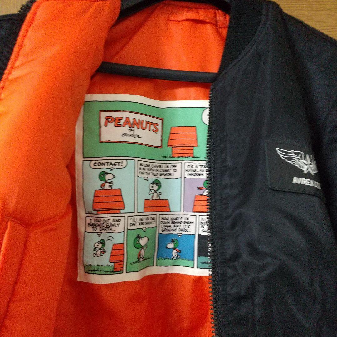 【タカ】PEANUTS / AVIREX コラボMA1