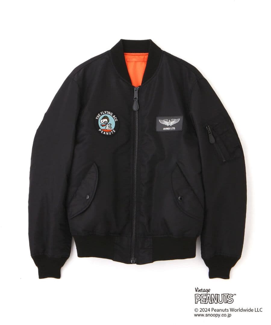 【タカ】PEANUTS / AVIREX コラボMA1