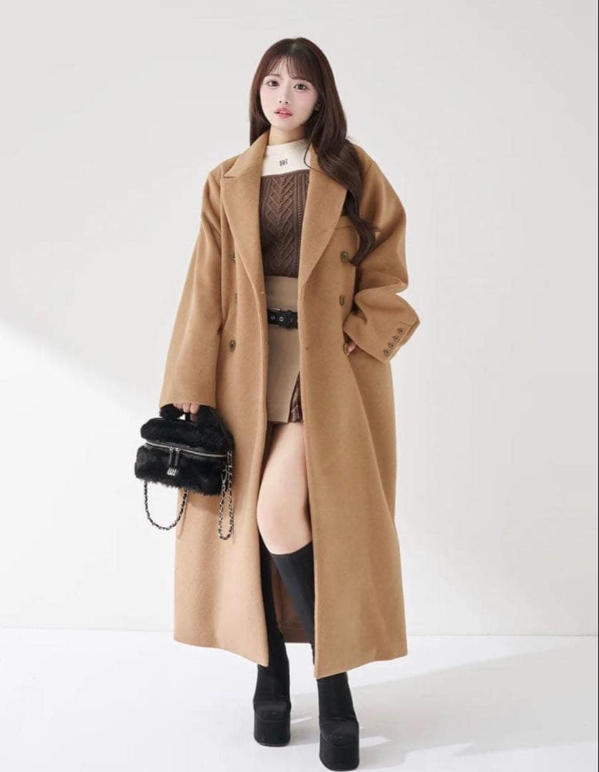 Dairch ダーリッチ　ダブルロングチェスターコート　コート　アウター