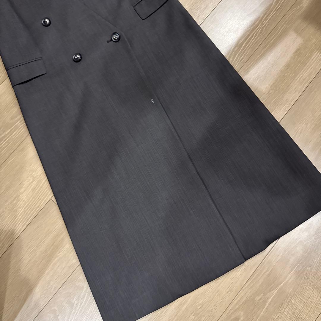 セオリーリュクス　ダークグレー ダブルブレスト ベスト