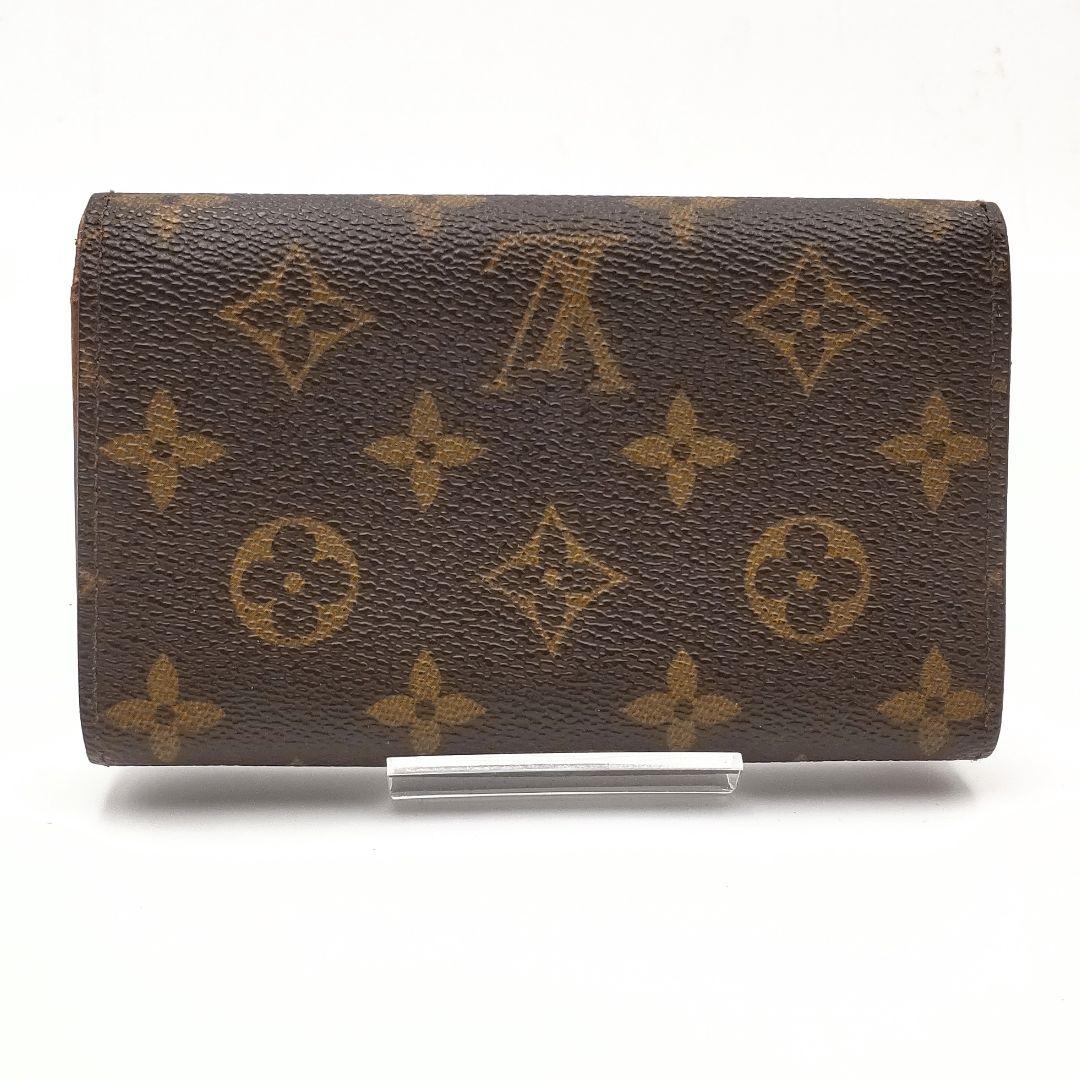 ルイヴィトン ポルトモネビエトレゾール 二つ折り財布 モノグラム コンパクト