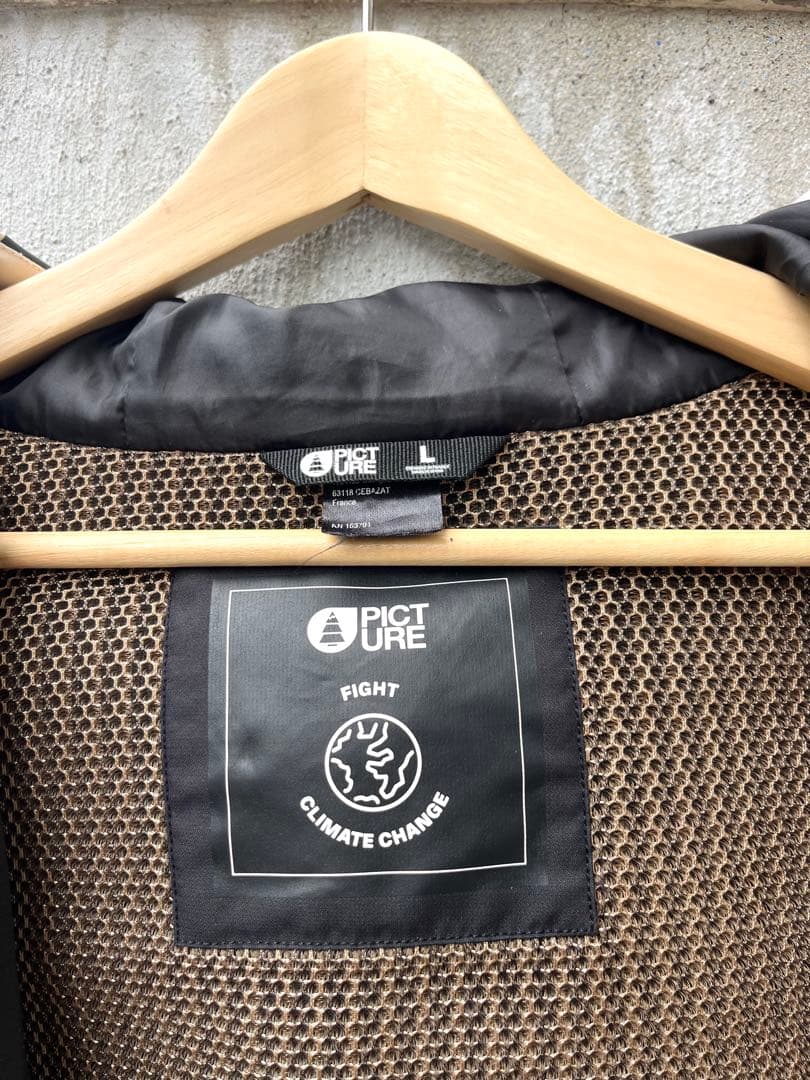 ム*ナ様 PICTUREピクチャー スノボー ウエア セットアップ 同色 L ス