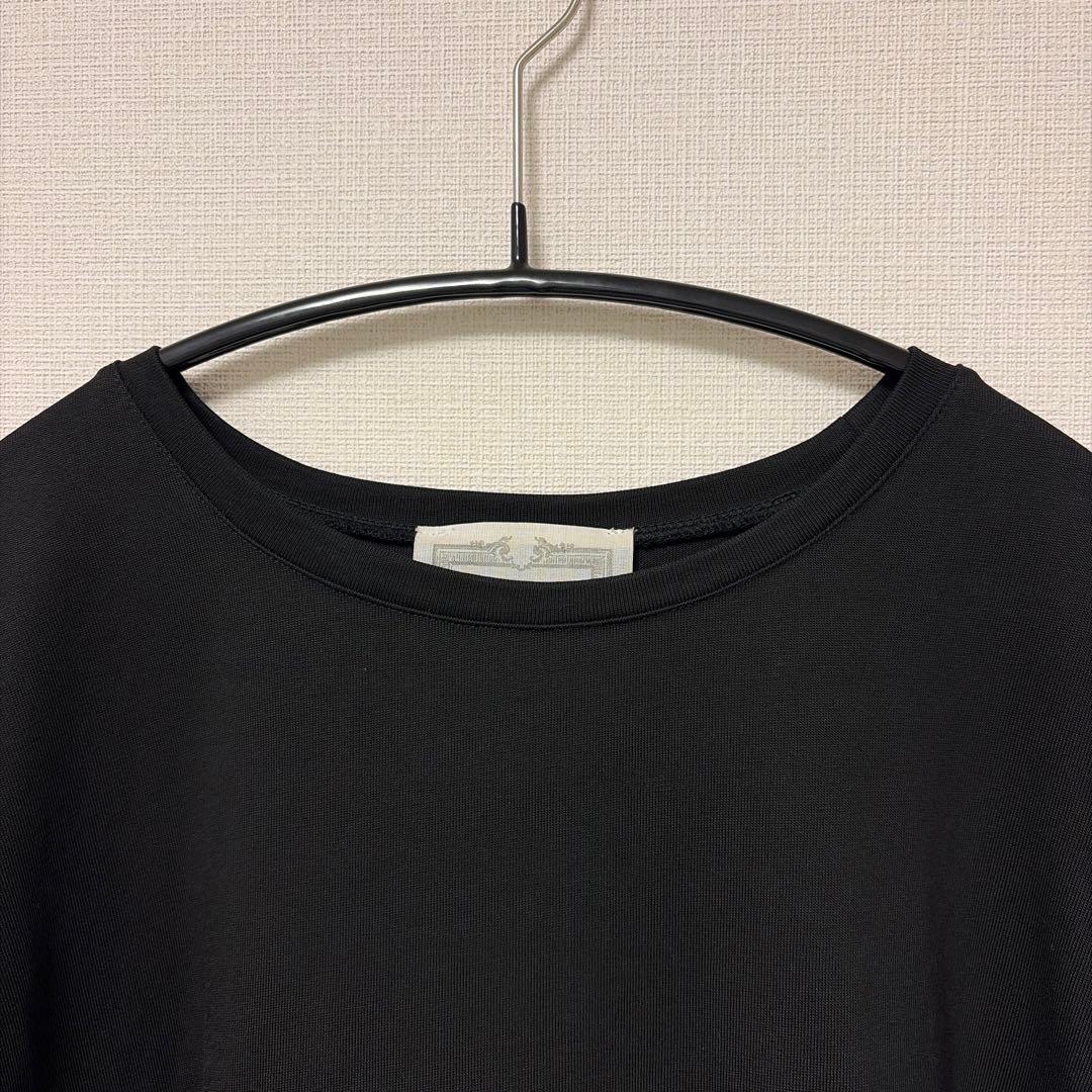 美品 BEARDSLEY ビアズリー チュール 切替カットソー チュニック 黒