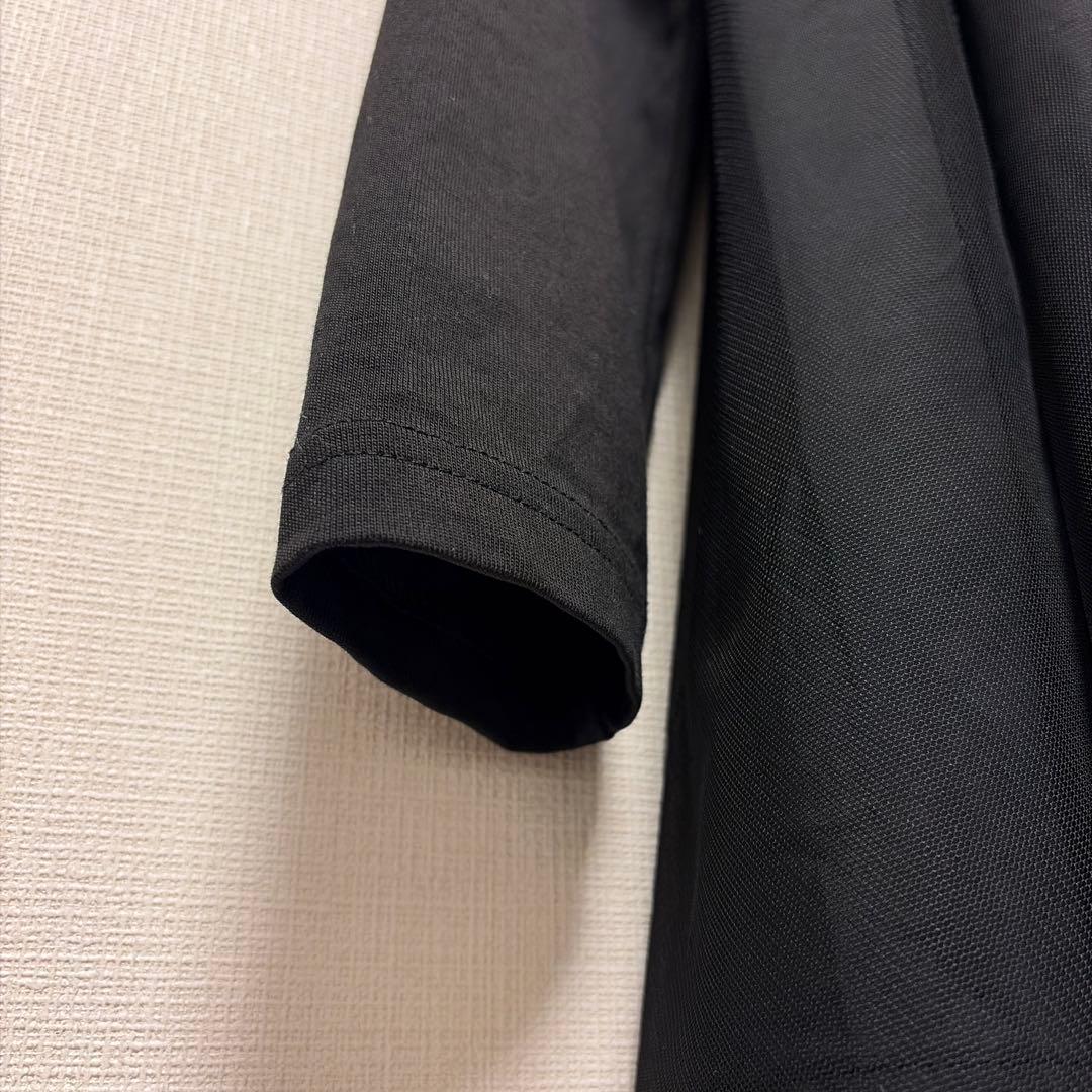 美品 BEARDSLEY ビアズリー チュール 切替カットソー チュニック 黒