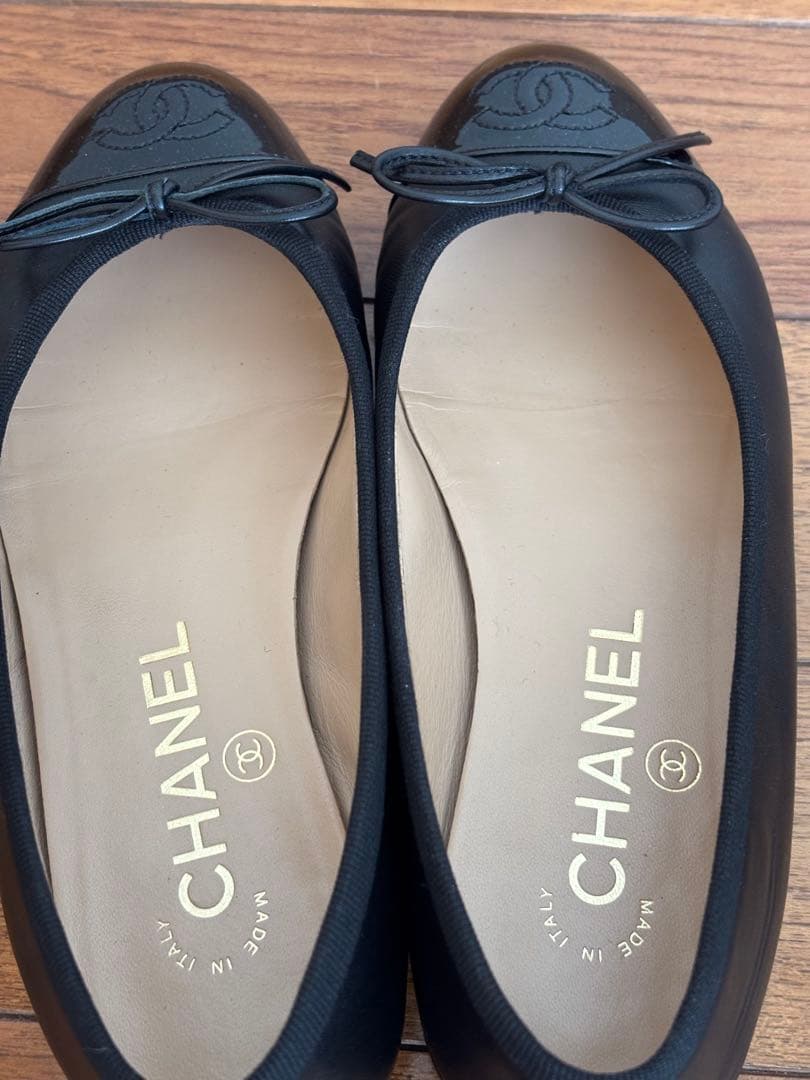 CHANEL シャネル バレリーナ 34 21.5 ブラック
