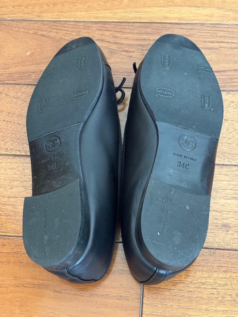 CHANEL シャネル バレリーナ 34 21.5 ブラック