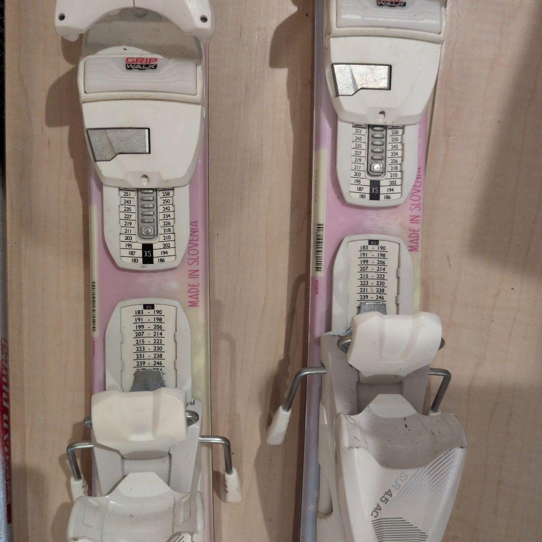 スキー　板　110㎝　ストック80cm