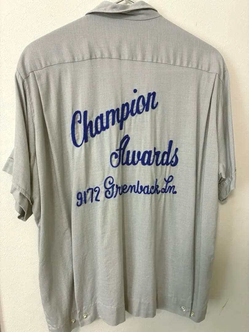 NatNastボーリングレーヨンシャツ50's 60s vintageビンテージ