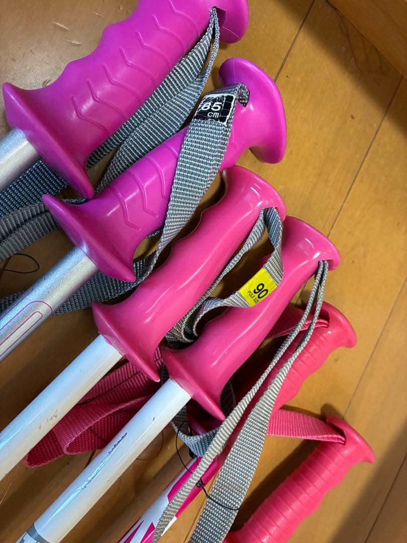 超美品スキーセット板120cm靴20.22,23cmの1足身長105-135cm