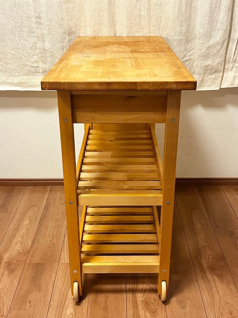 IKEA イケア フォルホイア　キッチンワゴン 木製