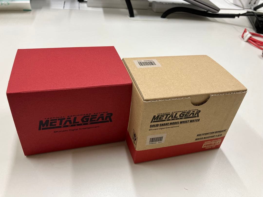 未使用　L GEAR SOLID 腕時計 ソリッドスネーク メタルギア