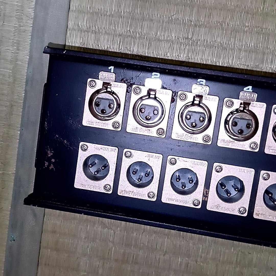 【週末特価】CANARE 8J12N2 コネクターボックス コネクタ 8ch