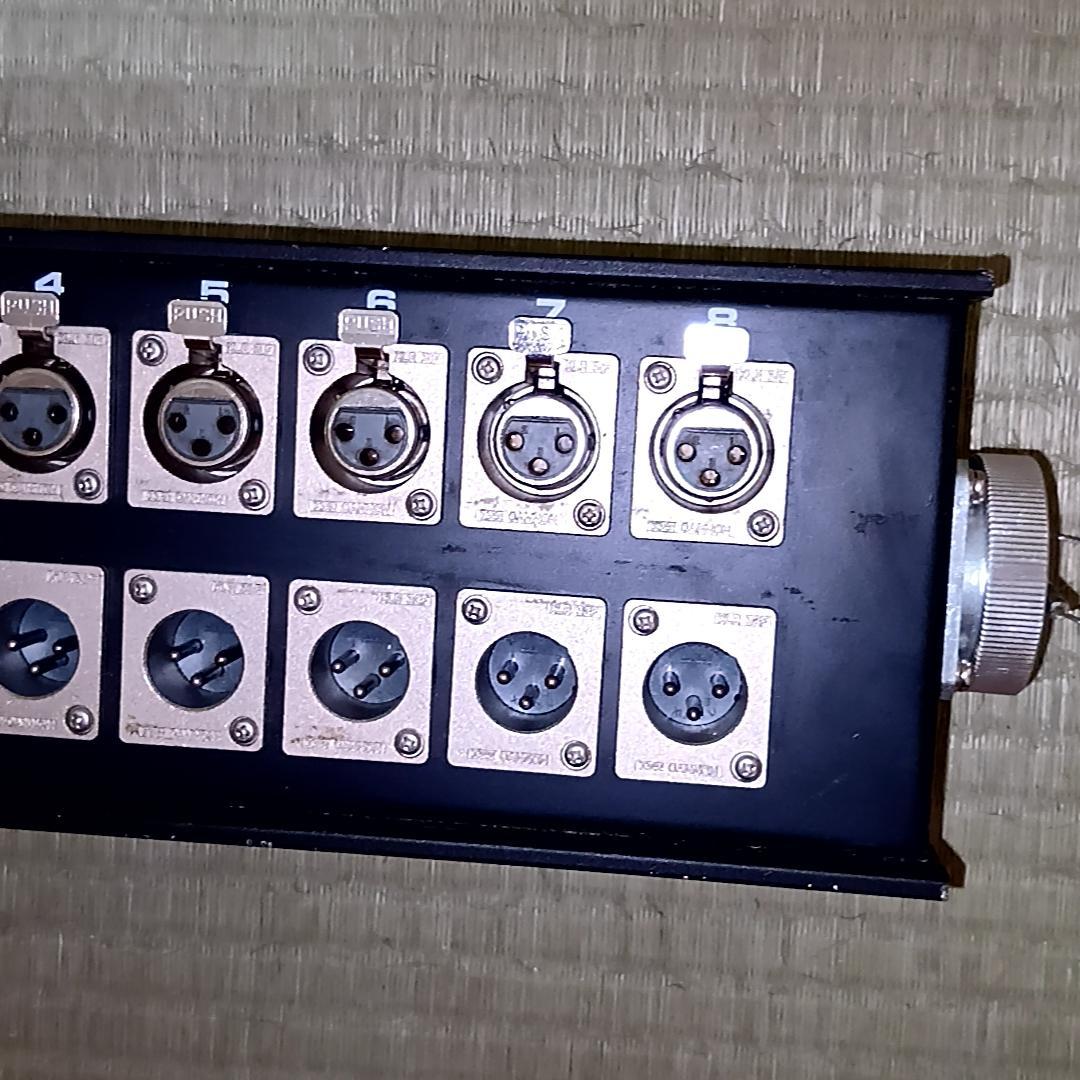 【週末特価】CANARE 8J12N2 コネクターボックス コネクタ 8ch