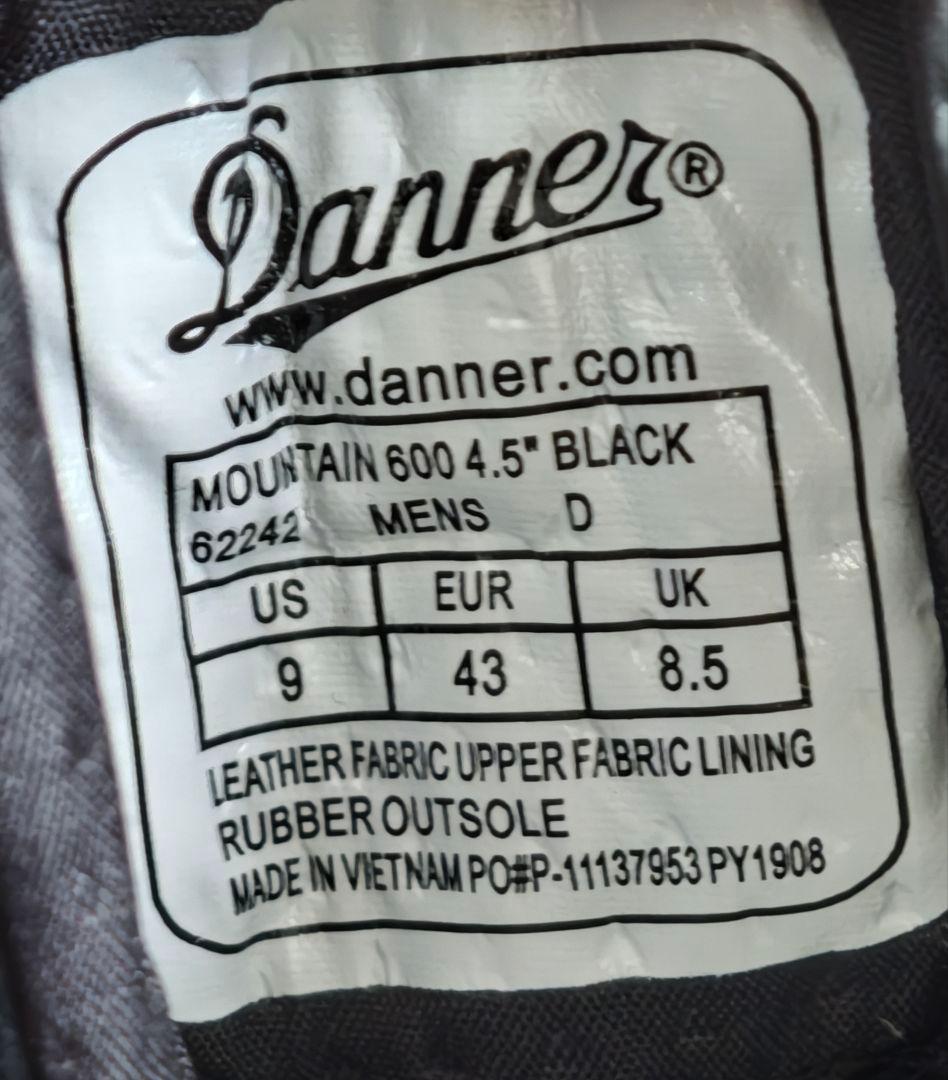 田*晶様 美品 Danner ダナーブーツ62242Montain600 27c