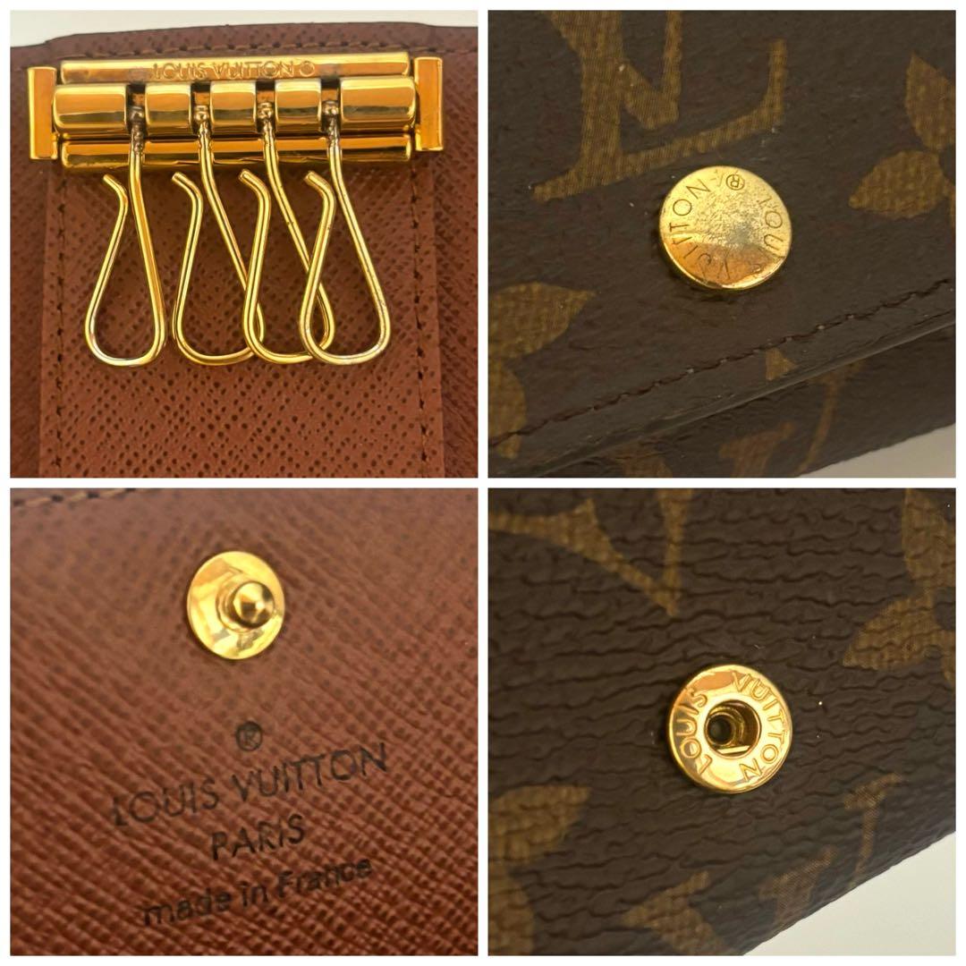 ルイヴィトン　4連キーケース　モノグラム　ミュルティクレ