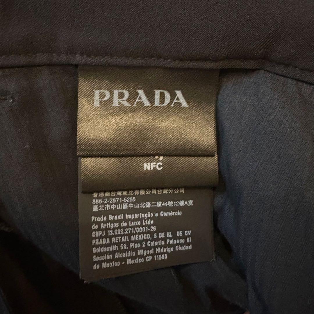 PRADA ブラック ナイロンスラックス 46 2024年 セール本日まで