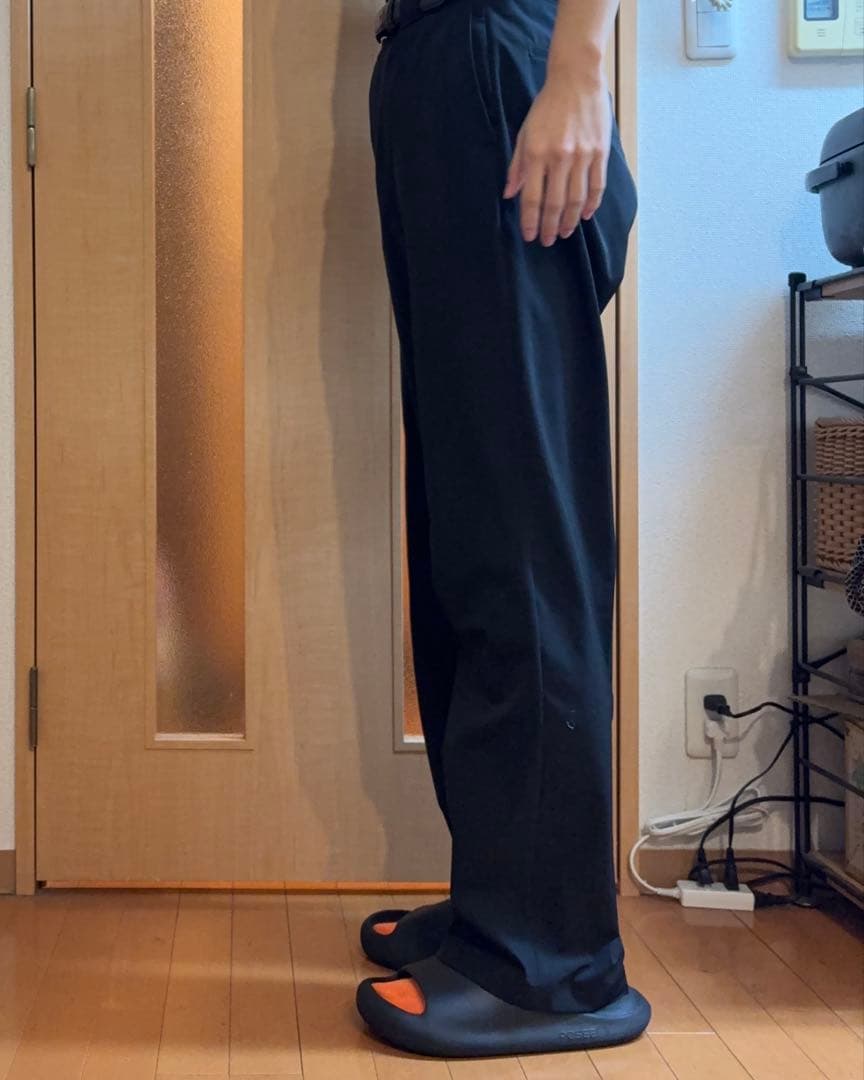 PRADA ブラック ナイロンスラックス 46 2024年 セール本日まで