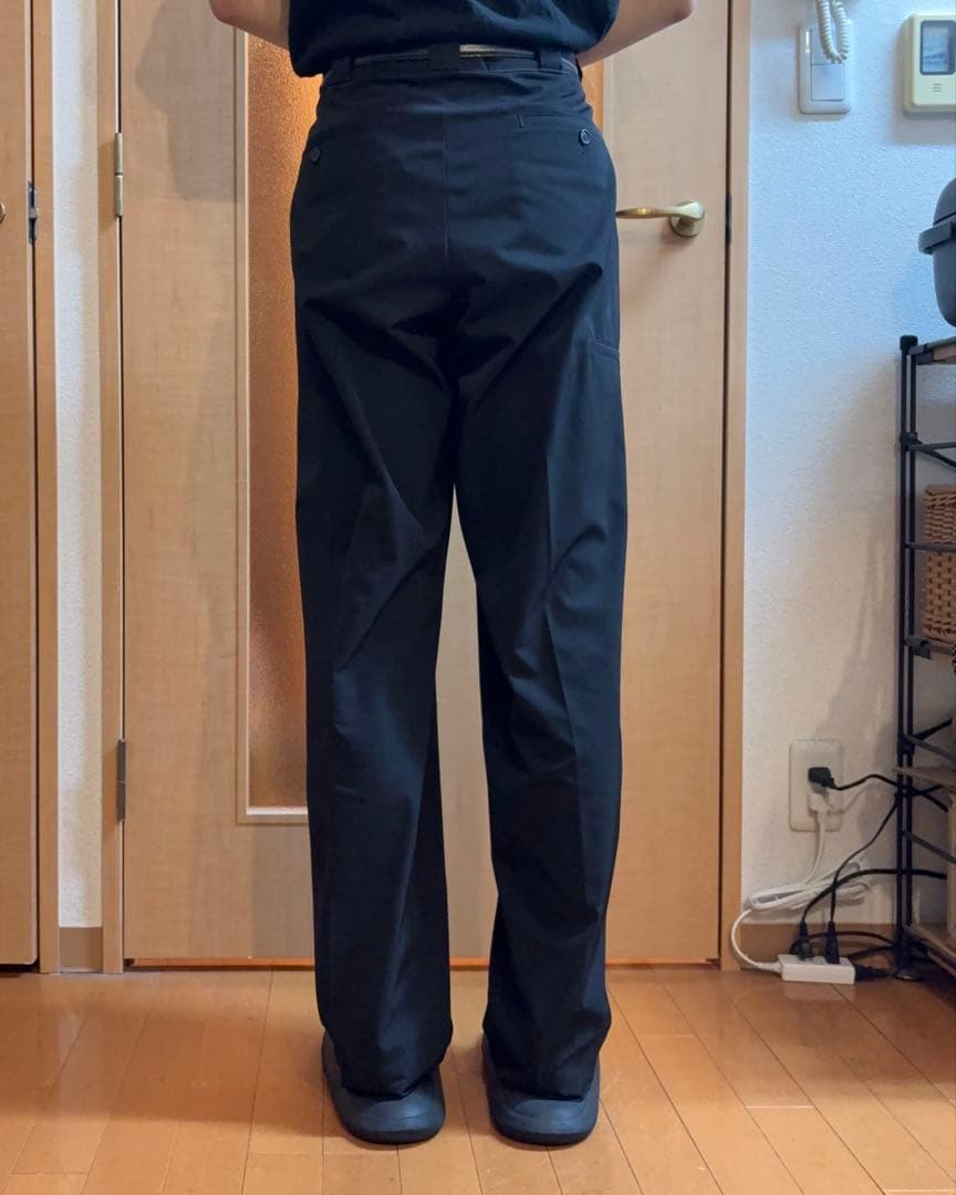 PRADA ブラック ナイロンスラックス 46 2024年 セール本日まで