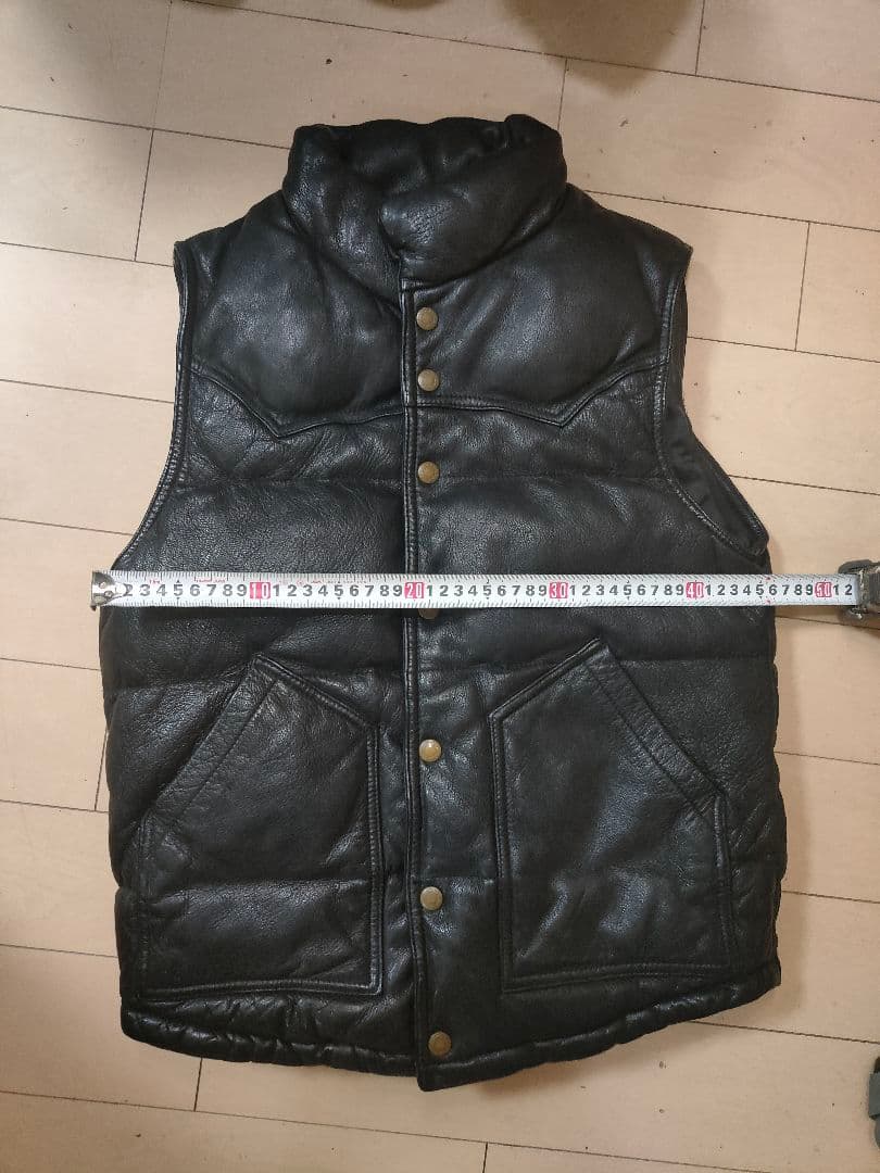 JACKROSE レザーダウンベスト