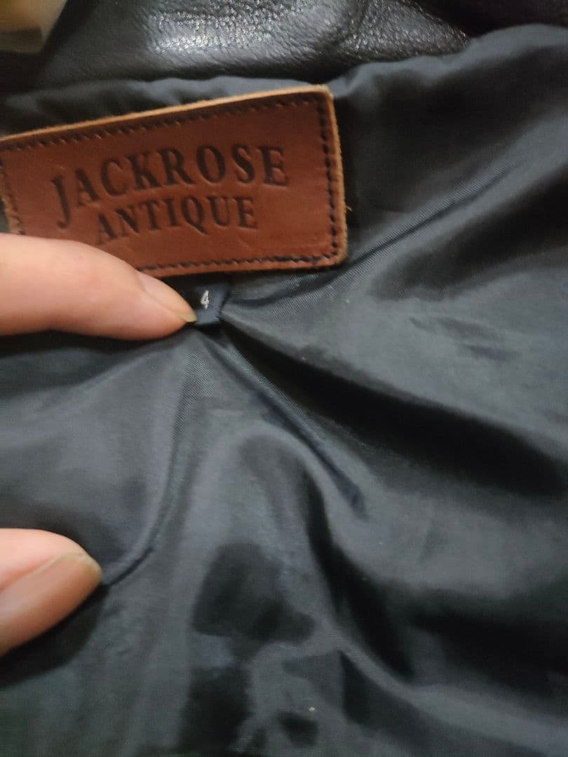 JACKROSE レザーダウンベスト