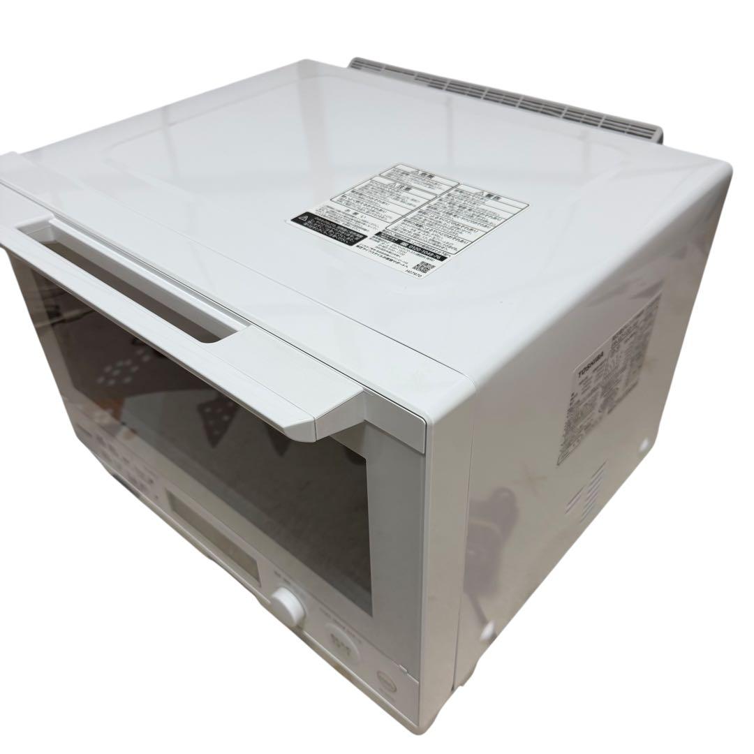 【美品】東芝 石窯ドーム ER-XD100-W 30L 過熱水蒸気 1229-4