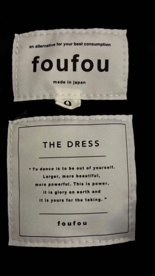 THE DRESS #16 ノースリーブ ベロア ワンピース S foufou