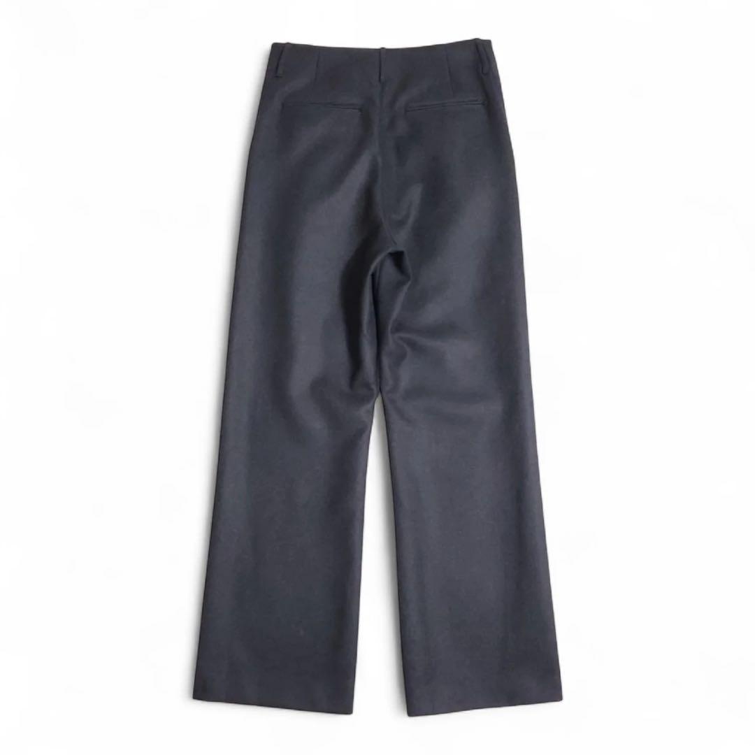 パンツ auralee light melton one-tuck slacks