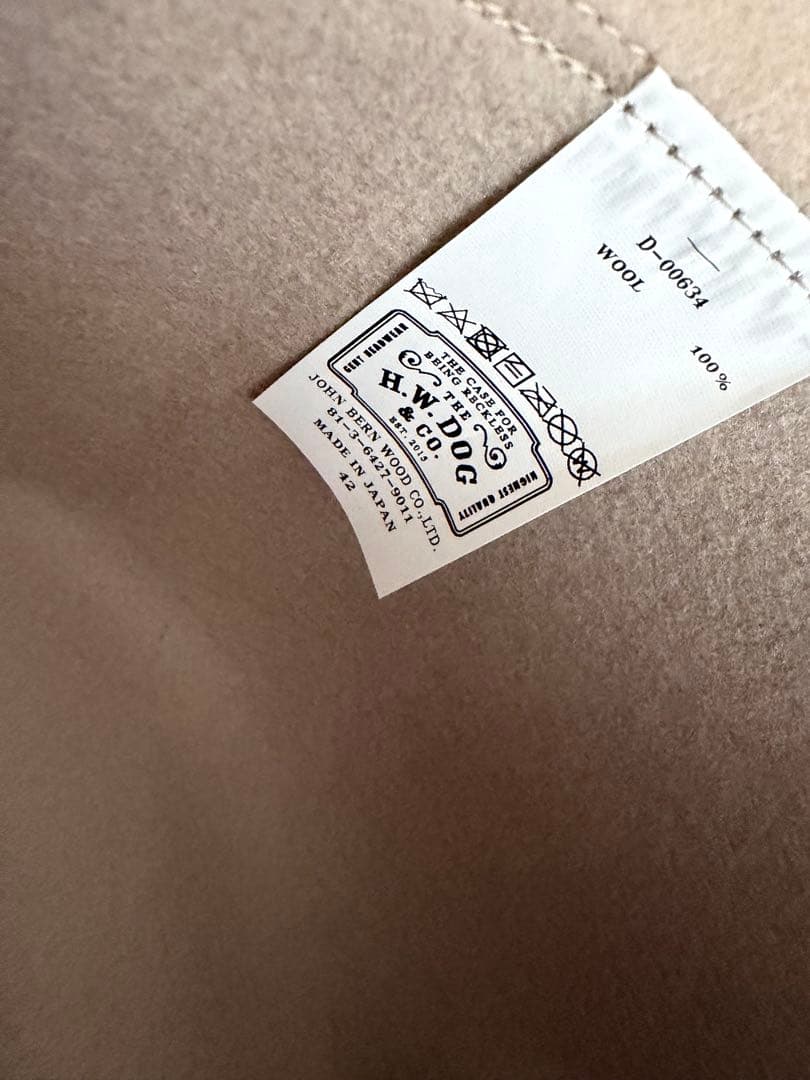 the.h.w.dog トラベラーズハット