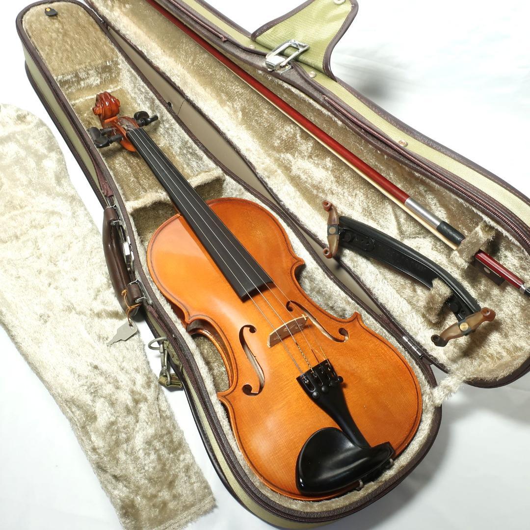 美品 Kawai KV1-60S 4/4 チェコ製 バイオリン ハードケース付