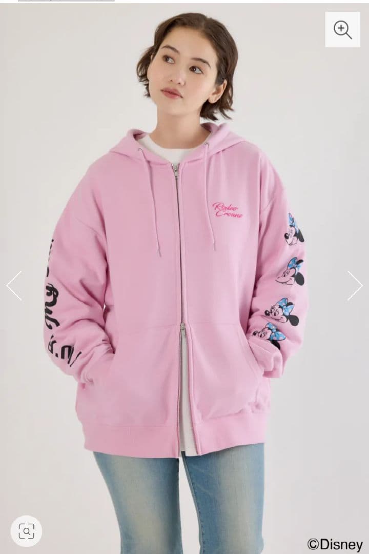 ロデオクラウンズ ディズニーzipパーカー ミニーちゃん ユニセックス
