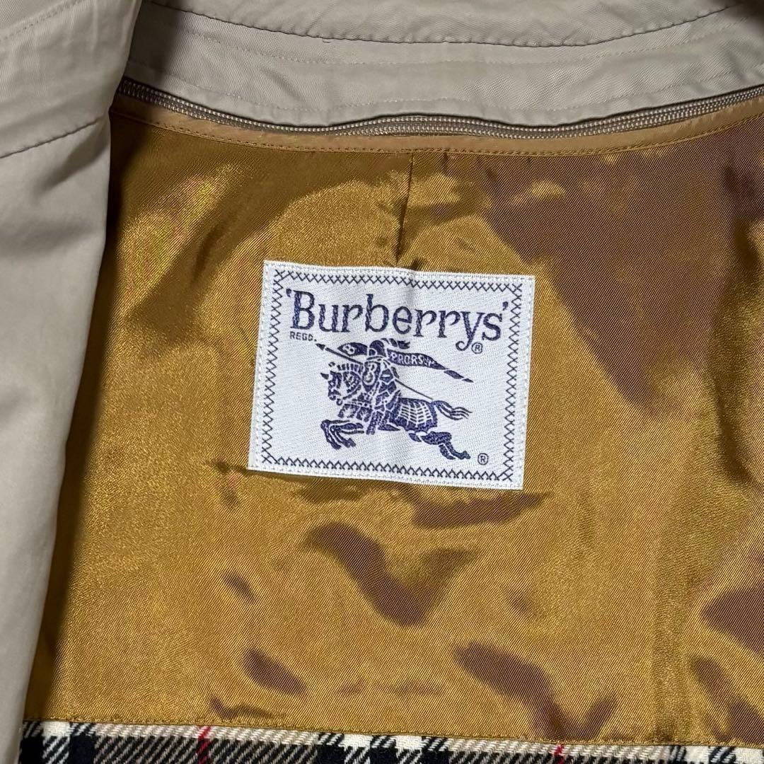 バーバリーズ ステンカラーコート ベージュ ノバチェック ライナー ベルト付