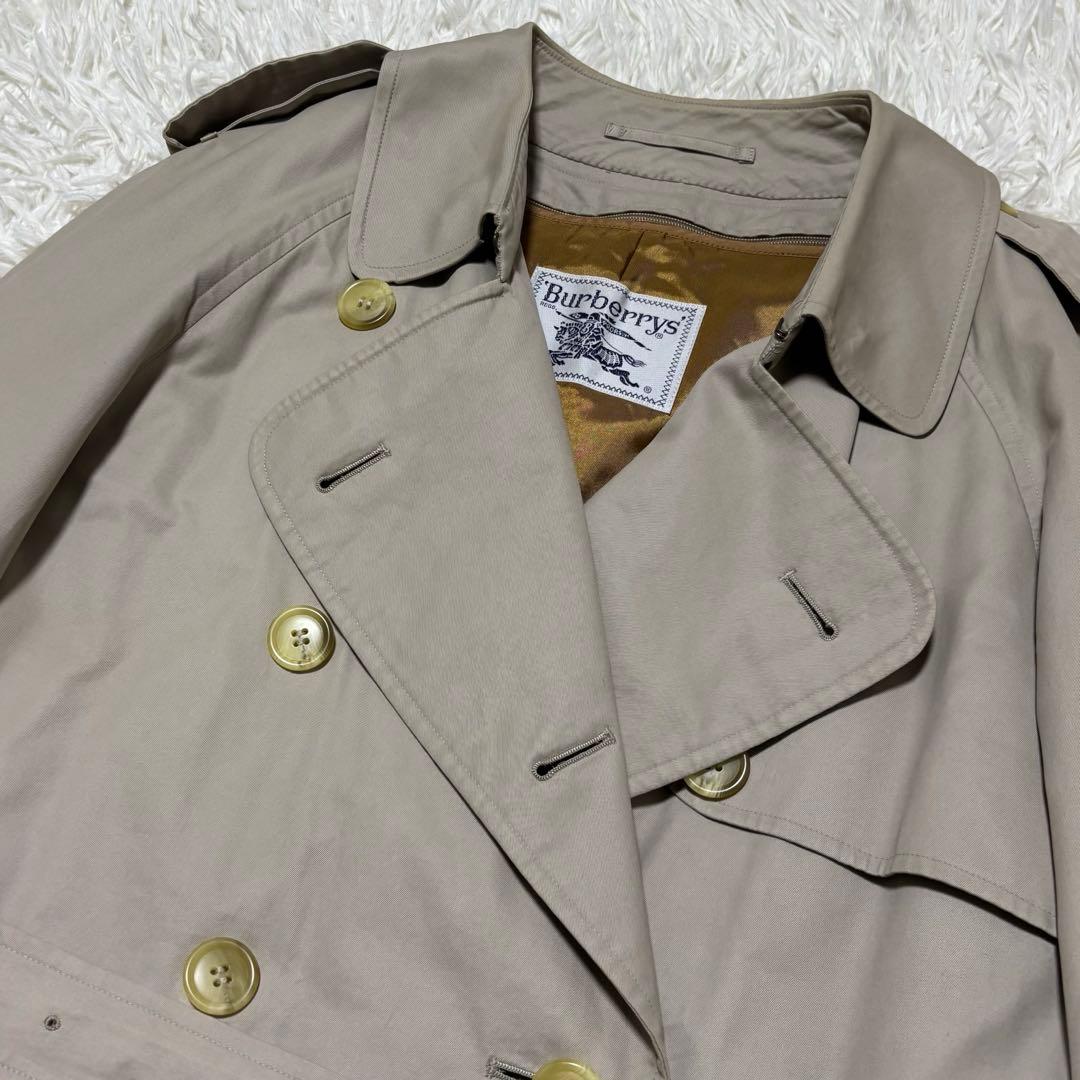 バーバリーズ ステンカラーコート ベージュ ノバチェック ライナー ベルト付