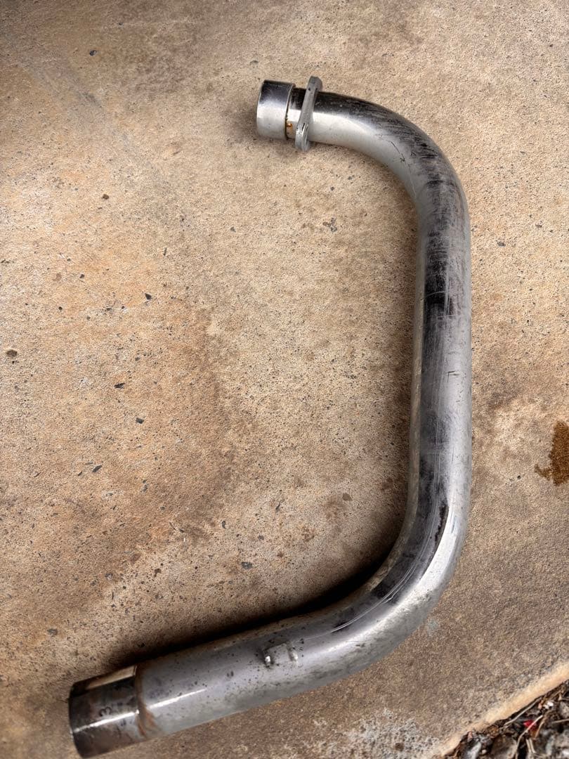 CB400SF NC31 ＤＪガニマタ６分割マフラー メッキ アウター