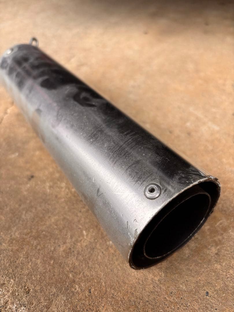 CB400SF NC31 ＤＪガニマタ６分割マフラー メッキ アウター